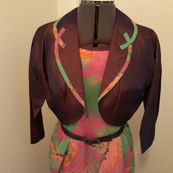 Dress with 2 Boleros - Picture 1 of 5